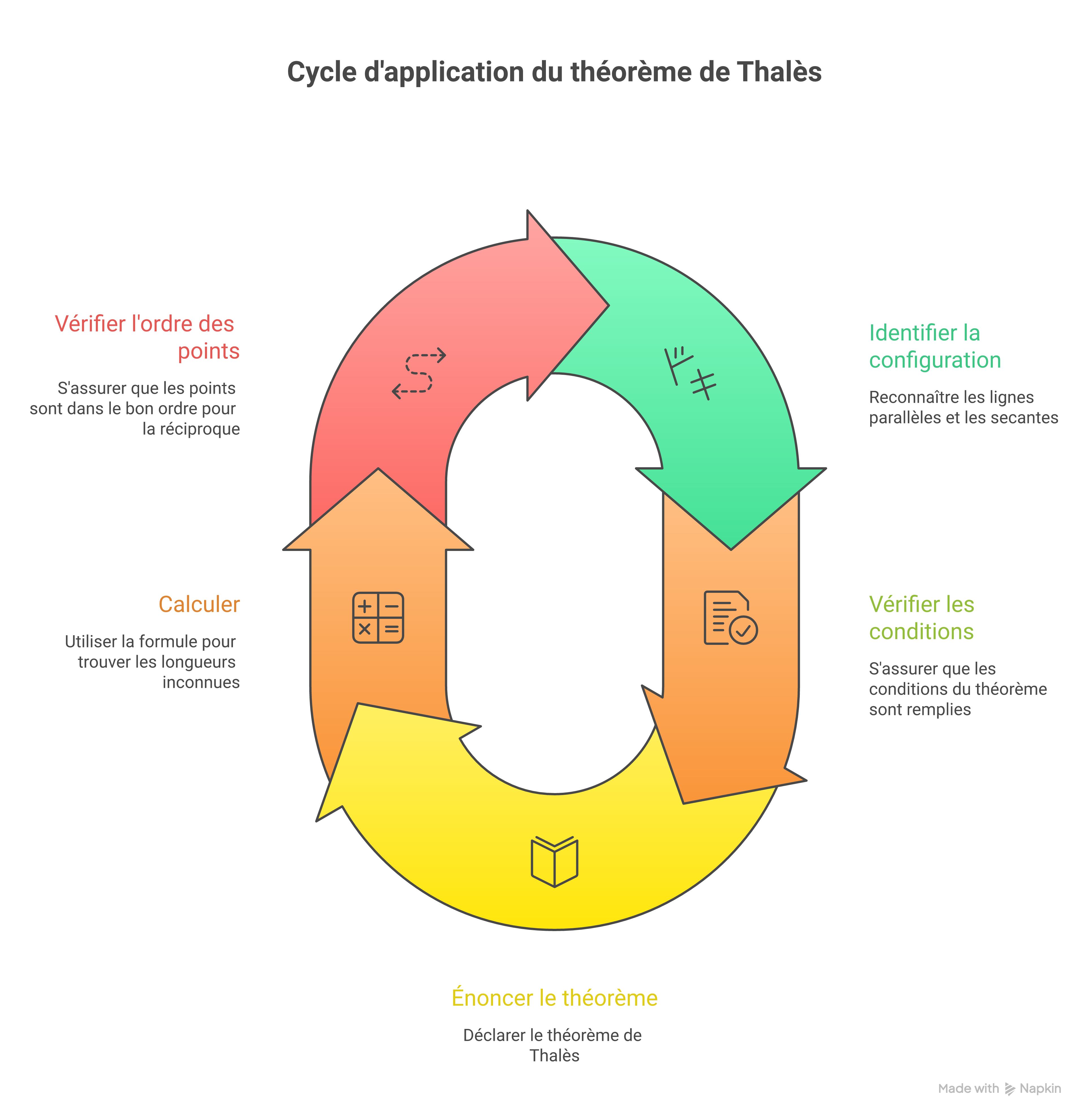 Fiche de révision théorème de Thalès 3ème